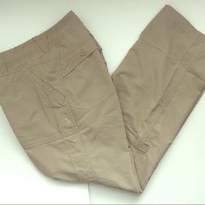 NWOT North face Khaki pants. Size 14